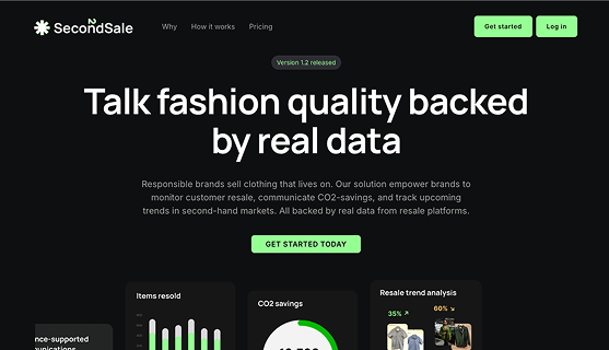 SecondSale platform screenshot