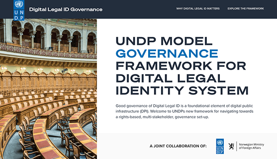 UNDP Model Governance Framework for Digital Legal Identity